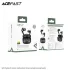 ACEFAST W5 hybrid noise reduction true wireless earbuds