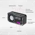 GOOJODOQ Mini Bluetooth Speaker AB4088 (RGB + Alarm/Clock Display)