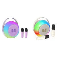 Monster M8 RGB Portable Karaoke Bluetooth Speaker with Dual Wireless Microphone