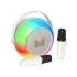 Monster M8 RGB Portable Karaoke Bluetooth Speaker with Dual Wireless Microphone